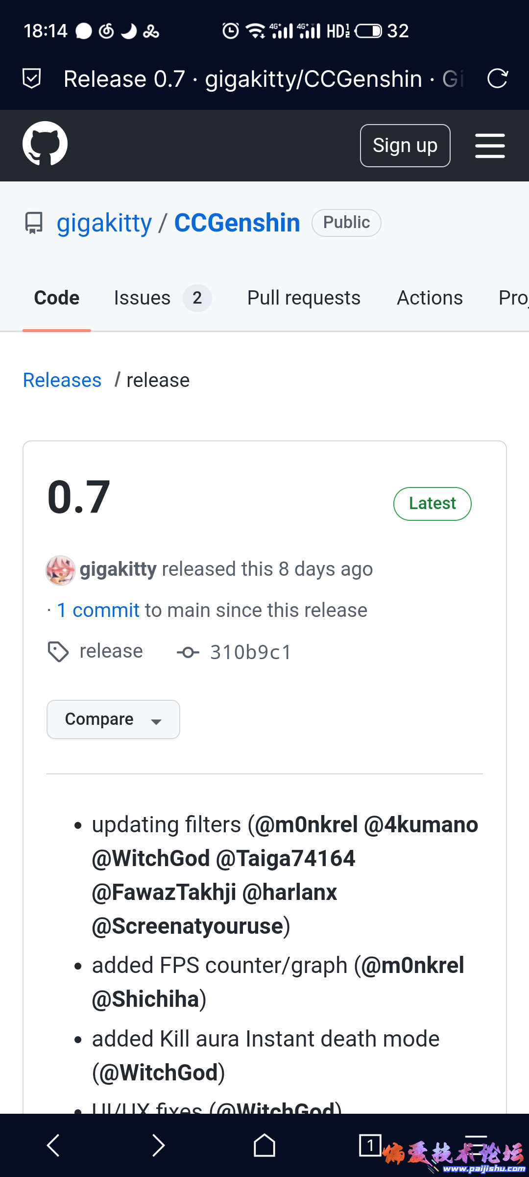 原作者Github